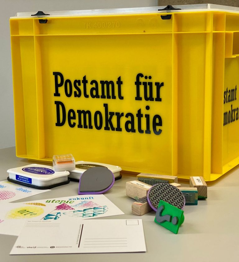 Foto Ausleihset bestehend aus Box Karten und Stempeln